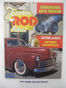 1001 Custom And Rod Ideas Magazine August 1977 Foose '48 Ford Coupe, Cover - Imagen 1 de 2