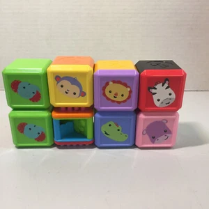 8 Fisher Price Activity Sensory Blocks Peek a Boo - Picture 1 of 4