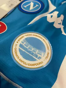 patch toppa stadio Diego Armando Maradona Napoli sampdoria 11a giornata 2020-21 - Foto 1 di 2