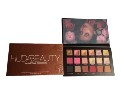 NIB Huda Beauty ROSE GOLD REMASTERED Eyeshadow Palette ~ BRAND NEW ~ AUTHENTIC - Image 1 of 3