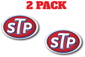 2 PK STP Oil sticker Vinyl Decal  window sticker   MULTI SIZE Street Rod Decal
