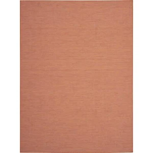 Nourison Positano Indoor/Outdoor Terracotta 10' x 14' Area Rug Easy Cleaning Non - Picture 1 of 5