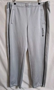 Joggers Champion blu pallido/grigio con tasche taglia large *abbigliamento da lavoro* W38 L28 - Foto 1 di 16