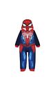 Spiderman Pajamas Size 4 Boys One Piece Union Suit Hoodie Costume Marvel NWT