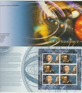 S39494 Moldova Europa Cept 2009 MNH Booklet Space Astronomy Imperforated