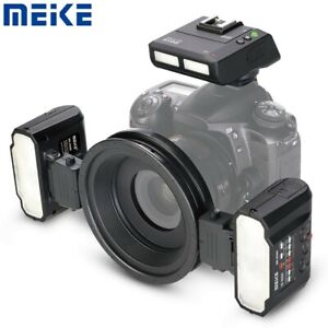Meike MK-MT24 II Macro Twin Lite Flash with Trigger for Canon DSLR Cameras