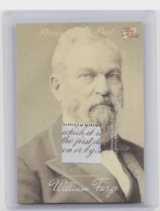 2018 The Bar Pieces of the Past Hybrid Edition: William Fargo - Picture 1 of 2