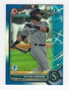 Bowman 2022 primera edición #BPPF-150 Victor Labrada lámina azul paralelo #'d 070/150 - Imagen 1 de 2