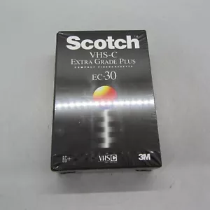 Scotch VHS-C EC-30 Cassette New - Picture 1 of 2