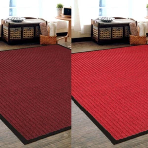 Rubber Front Door Mat Entrance Floor Outdoor Doormat Back Non-Slip Welcome Mat - Picture 1 of 24