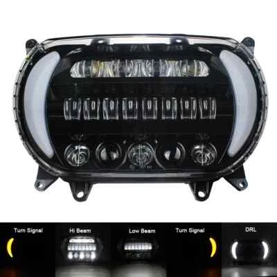 Комплект светодиодных фар — подходит для Harley Davidson Road Glide 2015–2022 - Изображение 1 из 4