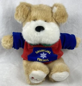 Juguete de peluche Snowflake Friends cachorro perro Dan Dee coleccionistas 2002 12" - Imagen 1 de 8