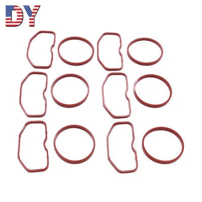 上下进气歧管垫圈 12 件套适用于奥迪 B8 S4 SQ5 A6 3.0T — 第 1/4 张图片