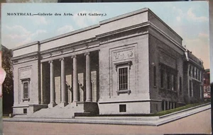 Postal de colección galería de arte, Montreal, Quebec, Canadá - Imagen 1 de 2