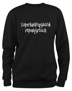 Sudadera Styletex23 Para Hombre Supercalifragilistico Fun, Frase De Poppins - Imagen 1 de 6