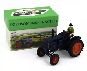 1:32 ERTL BRITAINS *100 YEARS EDITION* Fordson Major Tractor w/Farmer *NIB* - Picture 1 of 4