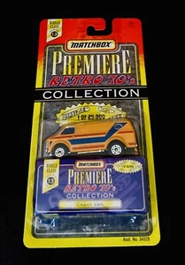 🏁 MATCHBOX PREMIERE RETRO 70's COLLECTION LIMITED EDITION CHEVY VAN 1997 🏁 - Picture 1 of 2