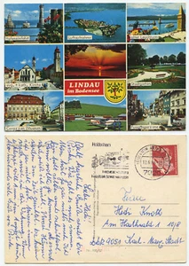 33167 - Lindau im Bodensee - Ansichtskarte, gelaufen Heidenheim 12.6.1986 - Bild 1 von 1