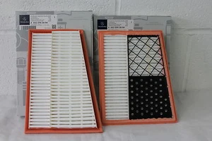 Genuine Mercedes-Benz OM642 280/320 CDI Engine Twin Air Filters NEW Z642A - Picture 1 of 10