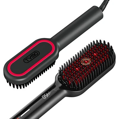 Hair Straightener Brush - Upgraded Ionic Plus Straightening Brush with Dense ... - Image 1 of 4