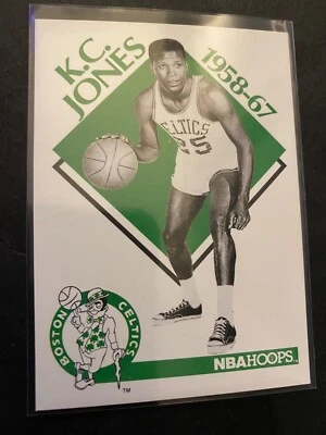 K.C. Jones (Boston Celtics) - 1990 NBA Hoops Card #343 - Image 1 of 2