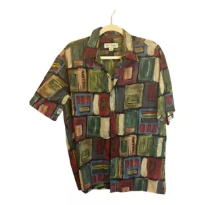 Camicia Tori Richard Uomo Taglia Large Artistica Astratta Casual - Foto 1 di 3