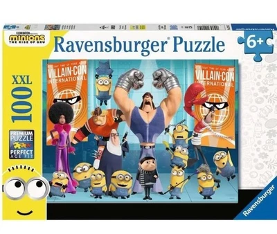 NOVO quebra-cabeça Ravensburger Minions The Rise of Gru 100 peças XXL 6+ idades  - Imagem 1 de 4
