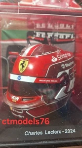 Casco Ferrari Charles Leclerc SF24 - 2024 Spark 1:5 Helmet - Foto 1 di 4