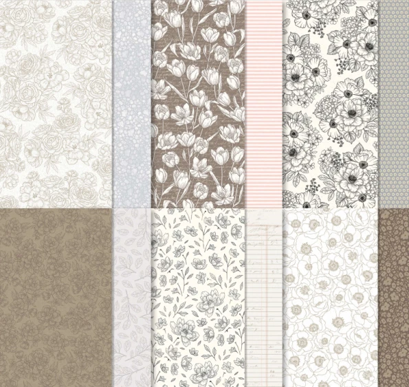 Stampin' Up! Hojas ABIGAIL ROSE DSP - (12) 6x6 Foto 1 de 1