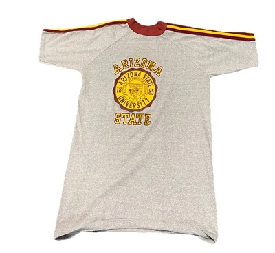 Vintage 80s Arizona State University T-shirt - Image 1 of 4