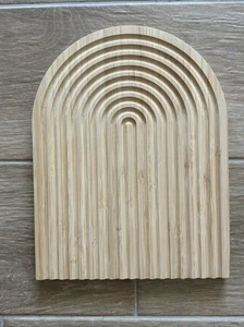 Bamboo Rainbow Shaped Cutting Board - Picture 1 of 2