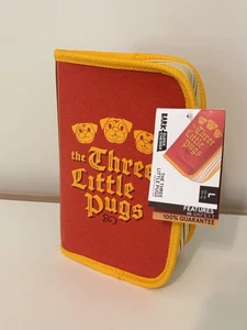 Caja de ladridos Super Chewer perro juguete raza grande 50+ libras libro Los tres cerditos NUEVO - Imagen 1 de 11
