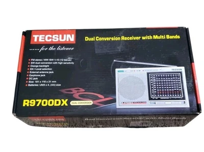 Radio de onda corta AM/FM Tecsun R9700DX 12 bandas doble conversión Foto 1 de 4