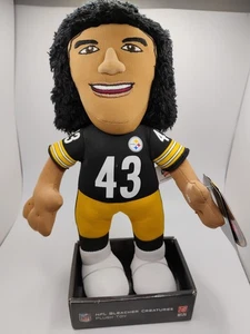 Bleacher Creatures NFL Pittsburgh Steelers Troy Polamalu 11" Plush Doll New - Picture 1 of 9