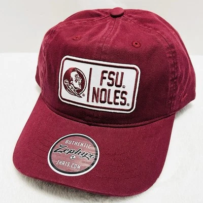 Zephyr Florida State Seminoles Dad Noles Hat Cap Adjustable Strapback Red NCAA - Image 1 of 4