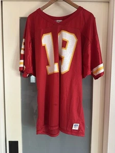 Kansas City Chiefs Joe Montana #19 Vintage 90s Red Jersey NFL Apex One AFC, XL - Picture 1 of 14