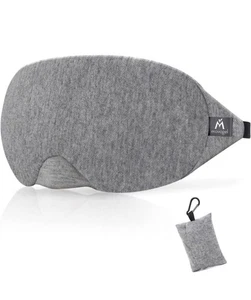 Máscara de ojos para dormir de algodón Mavogel - Máscara de sueño bloqueadora de luz de diseño actualizado, suave - Imagen 1 de 6