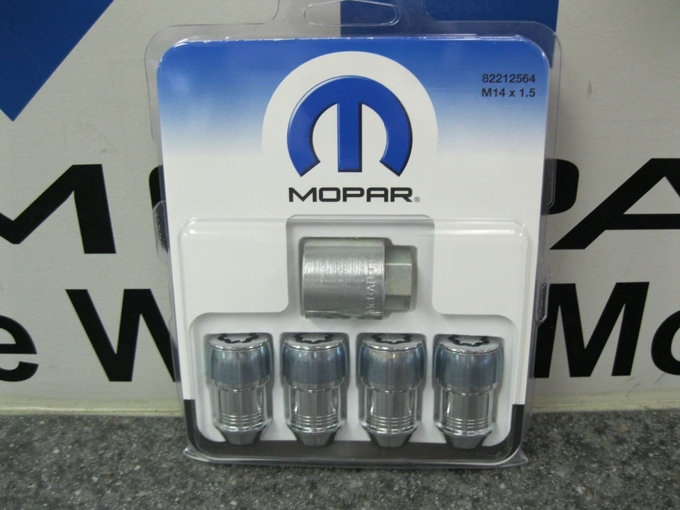 11-24 Ram 1500 DT Grand Cherokee Durango Nuevas Tuercas de Bloqueo Cerraduras de Rueda Mopar Foto 1 de 2