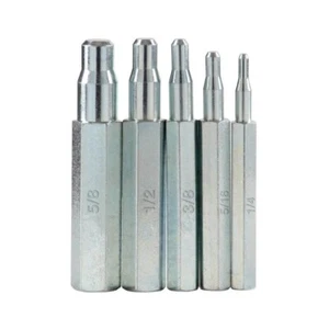 5-teiliges Pressstanzset für 1/4", 5/16", 3/8", 1/2" & 5/8" Außendurchmesser Schläuche - Bild 1 von 1