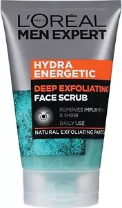 L’Oréal Paris Men Expert Face Scrub 150ml free shipping world wide - Picture 1 of 4