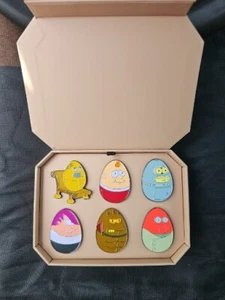 Futurama Enamel Metal Pin Set Of 6 Eggs New Season Promo - Picture 1 of 5