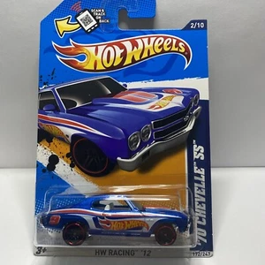 Hot Wheels HW Racing '12 2/10 '70 Chevelle SS 172/247 Blue - Picture 1 of 18