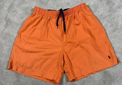 Ralph Lauren Polo Bañador Deportivo Hombre Grande Naranja Traje de Baño Pony De Colección Foto 1 de 4