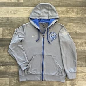 Nike Manny Pacquiao Pac-Man Therma Fit Zip Up Hoodie Herren MEDIUM �� Grau Blau - Bild 1 von 12