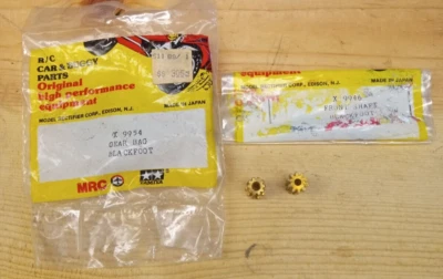 Lote de 2 piñones bolsa engranajes Blackfoot original Tamiya mrc vintage eje delantero Foto 1 de 2