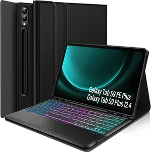 Touchpad Keyboard Case for Samsung Galaxy Tab S9 Plus 12.4 Inch 2023 (Model: - Bild 1 von 7