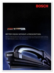 Limpiaparabrisas Bosch Micro Edge Excel 2005 página completa impresión revista anuncio - Imagen 1 de 4