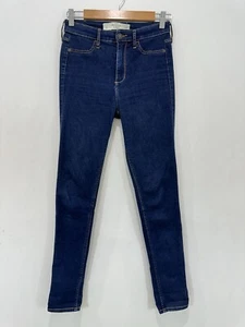 Abercrombie & Fitch Skinny Jeans Women 2R (26x30) Blue Denim Mid Rise - Picture 1 of 14