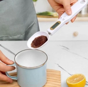 Kitchen Spoon Scale LCD Digital Measuring Electronic Weight Gram Scales - Picture 1 of 10