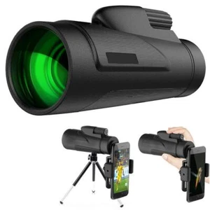 Monocular Telescope 12x50 High Power Monocular with Smartphone Holder and Tripod - Picture 1 of 1